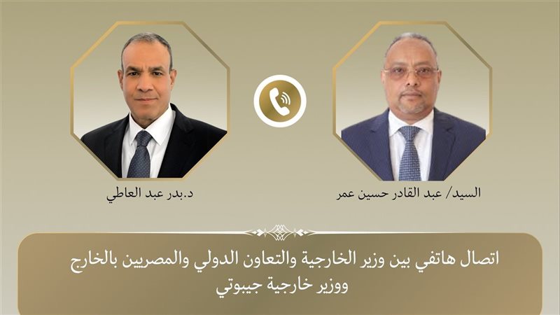 وزير الخارجية ونظيره الجيبوتي