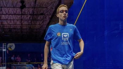 محمد زكريا في اختبار قوي أمام جويل ميكين بنصف نهائي أستراليا للاسكواش