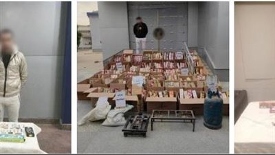 ضبط مليون ونصف قطعة ألعاب نارية في 59 قضية قبل عيد الفطر