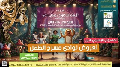 انطلاق مهرجان عروض نوادي مسرح الطفل بقصر ثقافة أحمد بهاء الدين