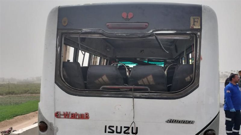 اثار الحادث 