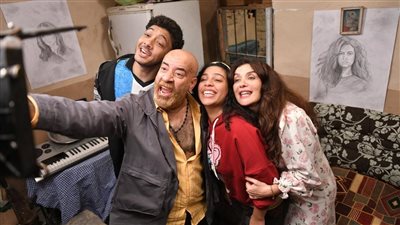 شاهد.. كواليس فيلم فاميلي بيزنس لمحمد سعد وغادة عادل