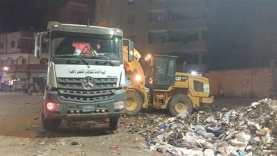 شوارع نظيفة ورسالة صامتة.. رفع 1800 طن مخلفات بالجيزة