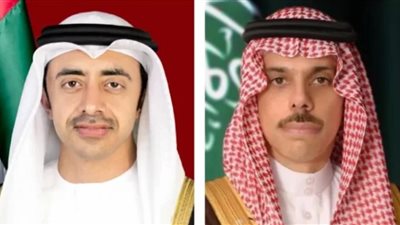 وزير الخارجية السعودي يبحث مع نظيره الإماراتي الاعتداءات الإيرانية