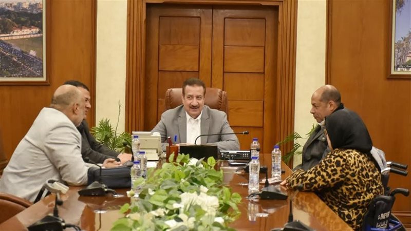 وفد نادي الحرية لذوي الهمم في بورسعيد 