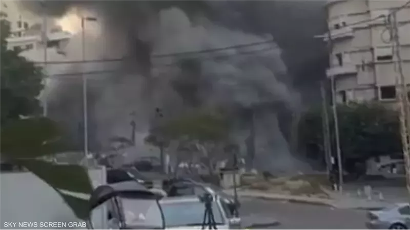 ضربات قوية على بيروت