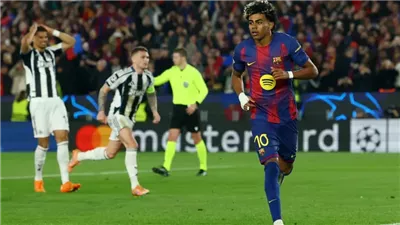 لامين يامال يحطم رقم مبابي التاريخي في دوري أبطال أوروبا