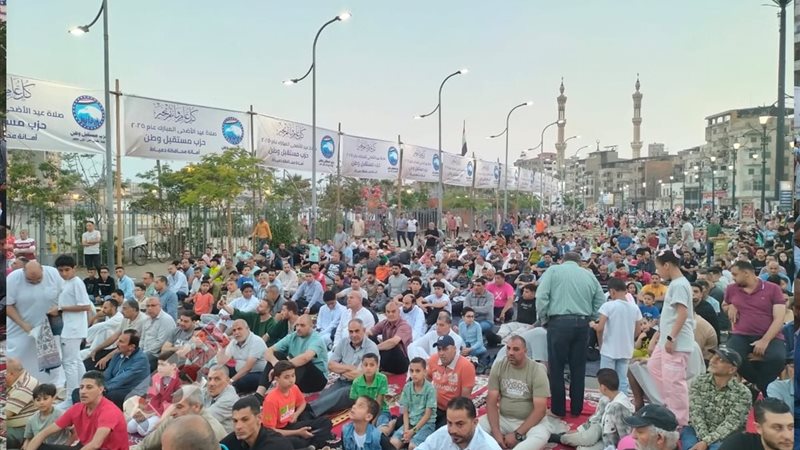 صلاة العيد بمحافظة دمياط 
