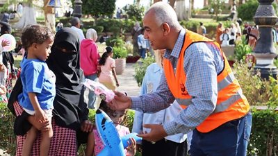 حدائق أسوان تستقبل الزوار في العيد بهدايا للأطفال ورقابة مشددة على المراسي