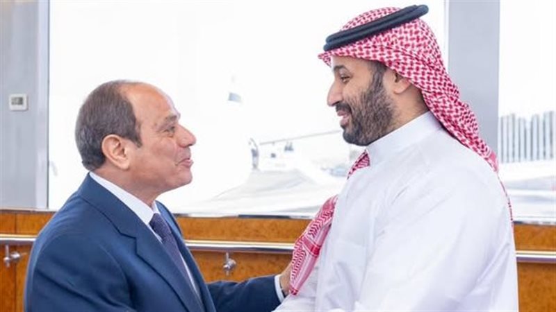 الرئيس السيسي وولي العهد السعودي 