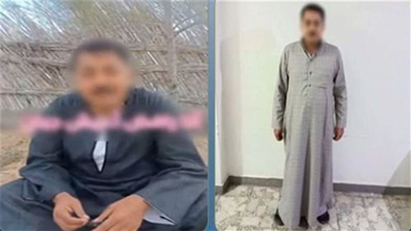 المتهم عقب القبض عليه