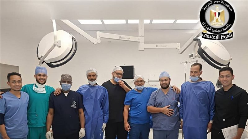 الفريق الطبي بمستشفى السباعية المركزي