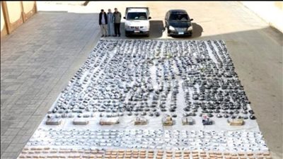 ضبط 3 أطنان مخدرات قيمتها 230 مليون جنيه في السويس