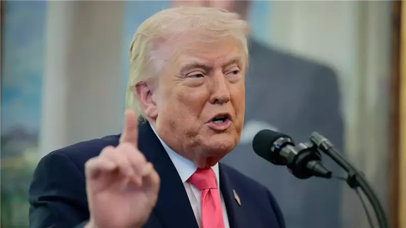 الرئيس الأمريكي دونالد ترامب