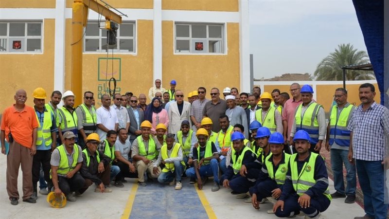 محطة رفع صرف الرياينة بالأقصر