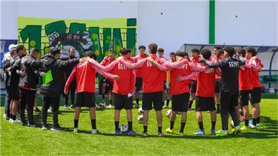 منتخب الناشئين يختتم استعداداته لمواجهة الجزائر بتصفيات شمال أفريقيا 