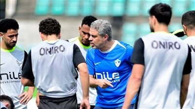 معتمد جمال يخفف الحمل البدني قبل مواجهة اتحاد العاصمة