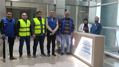 تكثيف إجراءات الحجر الصحي بمطار سوهاج مع استئناف التشغيل لاولى رحلات العودة فجر اليوم