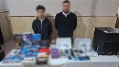 سقوط شخصين بكفر الشيخ بتهمة إدارة شبكة بث تلفزيوني غير مرخصة