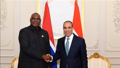 وزير الخارجية يبحث مع نظيره الجامبي تعزيز التعاون الثنائي وتكثيف التنسيق المشترك 
