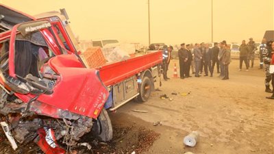 كانوا طالعين يجيبوا مصاريف العيد.. مصرع شاب وإصابة 22 آخرين في حادث بالمنوفية