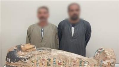 من باطن جبال أخميم.. الأمن ينجح في استعادة تابوت أثري قبل بيعه