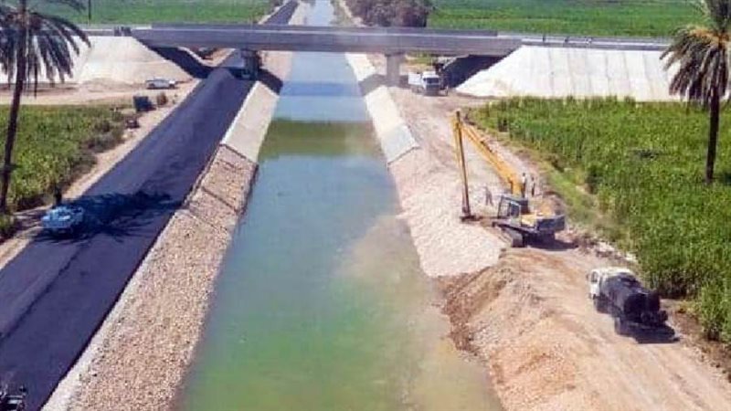 مشروع تبطين الترع