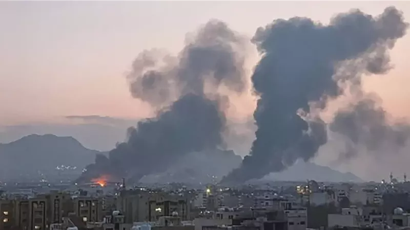 القصف في إيران 