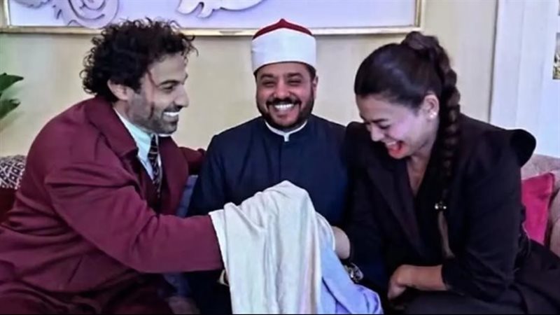 أسماء جلال وأحمد فهمي