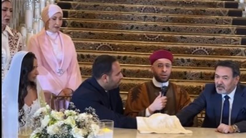 خيري رمضان يحتفل بعقد قران ابنته شهد