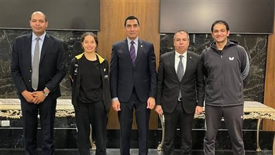 وزير الرياضة يستقبل هنا جودة بعد تأهلها لربع نهائي كأس العالم لتنس الطاولة