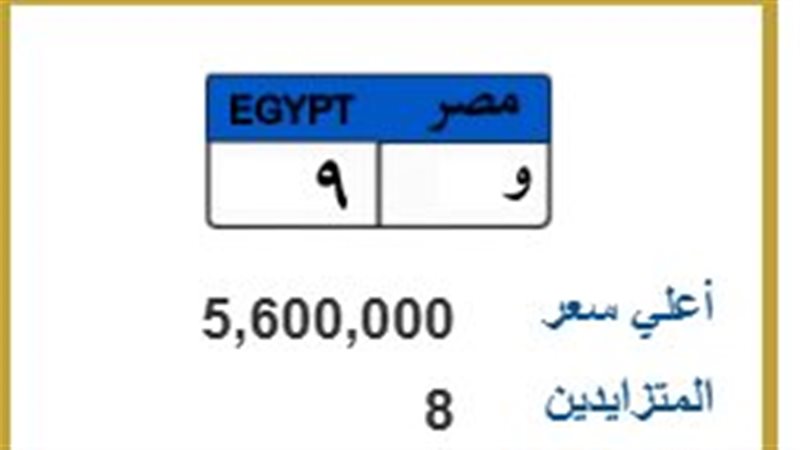 لوحة معدنية مميزة 