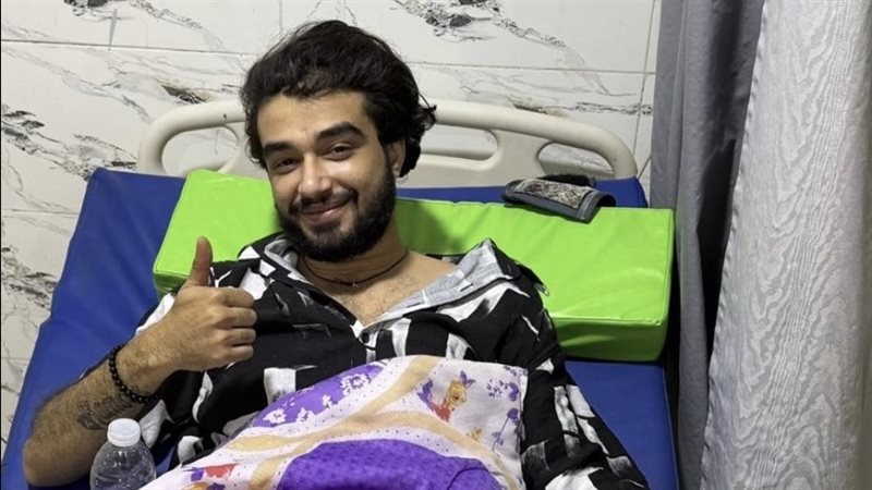 خالد الفايد داخل المستشفى