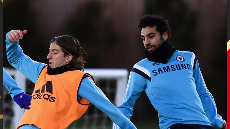 فيليبي لويس ومحمد صلاح