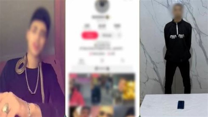 المتهمان عقب القبض عليهما