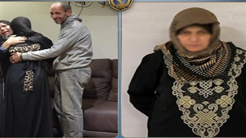 المتهمه عقب القبض عليها 