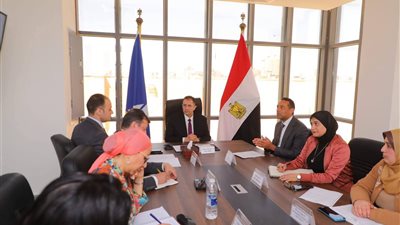 بحضور السفارة السويسرية .. محافظ دمياط يتابع الموقف الخاص بمشروع 
