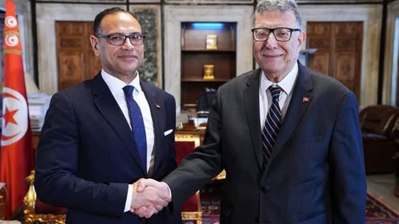 السفير المصري ورئيس مجلس نواب الشعب التونسي