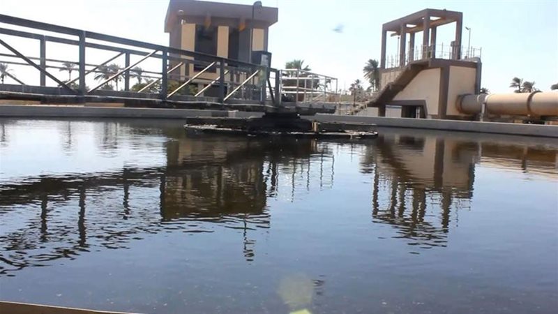 محطة صرف صحي في بني سويف 