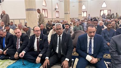 النائب عمرو عويضة يشهد افتتاح مسجد الجمعة بجهينة