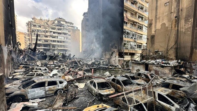 القصف على لبنان