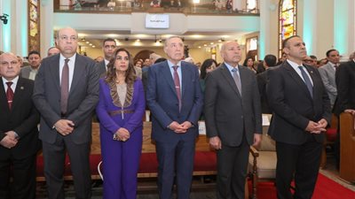 وزيرة التنمية المحلية تشارك في احتفالية الطائفة الإنجيلية بعيد القيامة المجيد