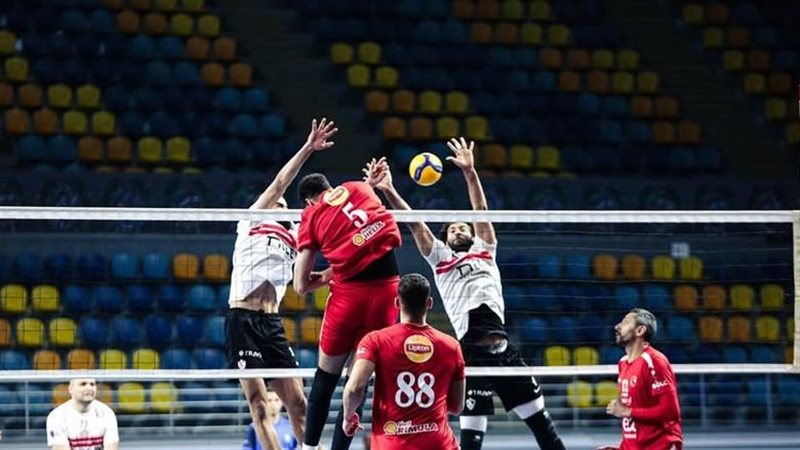 الأهلي والزمالك في كأس مصر للكرة الطائرة