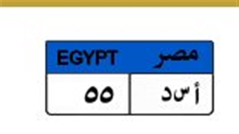 لوحة معدنية مميزة 
