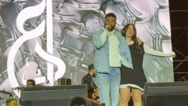أحمد سعد وابنته جودي