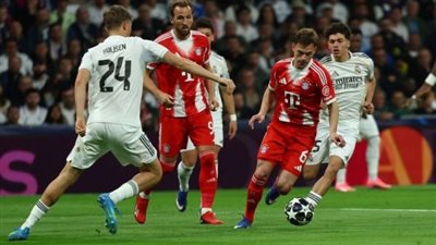 15 دقيقة..لحظة بلحظة ريال مدريد وبايرن ميونيخ في دوري ابطال أوروبا 1-1
