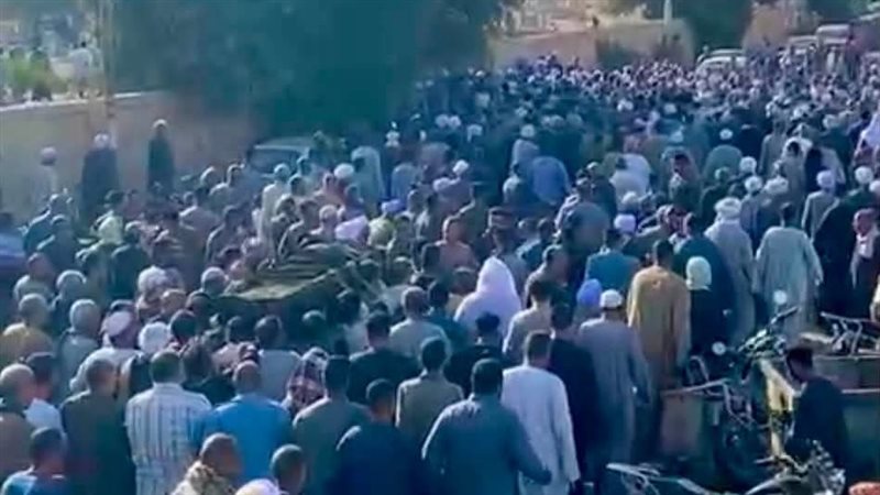 جانب من الجنازة