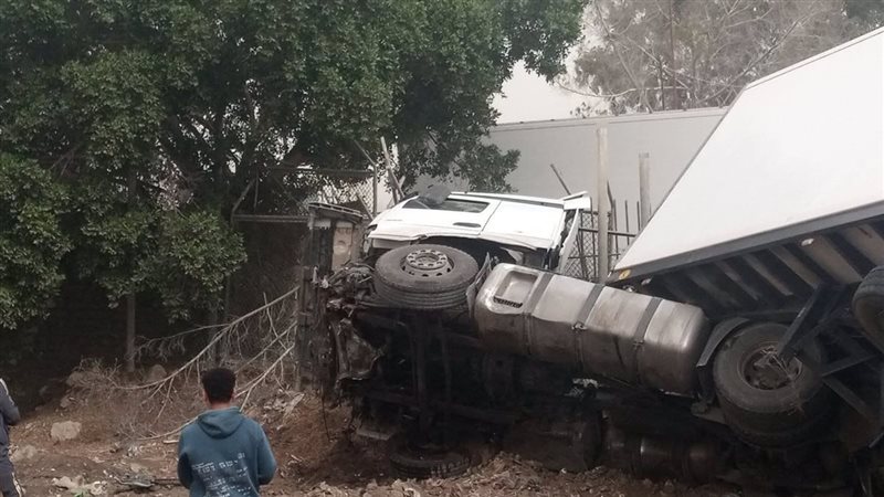 صورة من موقع الحادث 