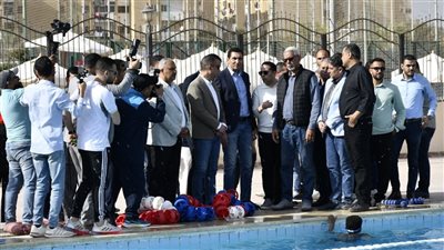 وزير الرياضة ومحافظ الجيزة يفتتحان الإنشاءات الجديدة بمركز التنمية الشبابية بزايد