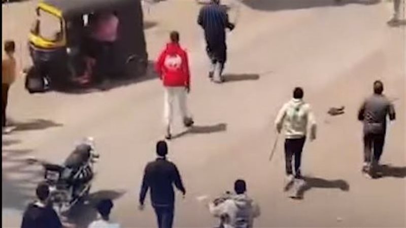 جانب من المشاجرة